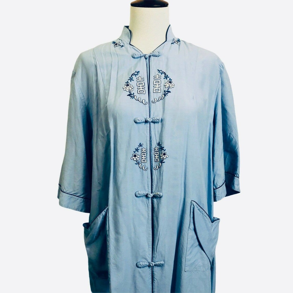 Vintage Mandarin Fashions Kimono Robe - Picture 8 of 14